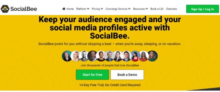 SocialBee free social media scheduler