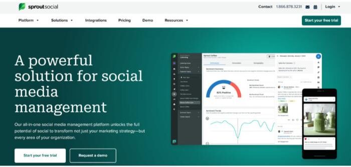 SproutSocial social media scheduling