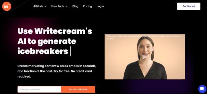 WriteCream ai script writter