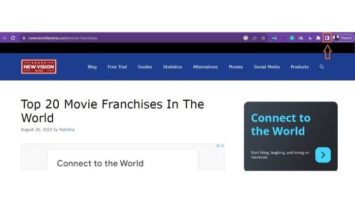 click on Reader Mode Button