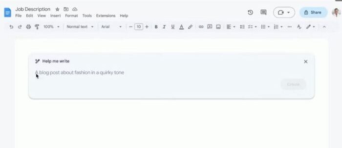docs feature in duet ai