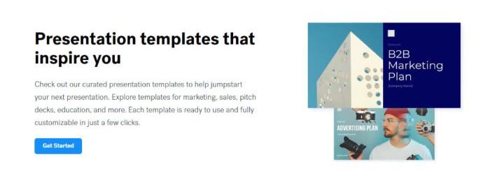 inbuilt Beautiful AI Templates 