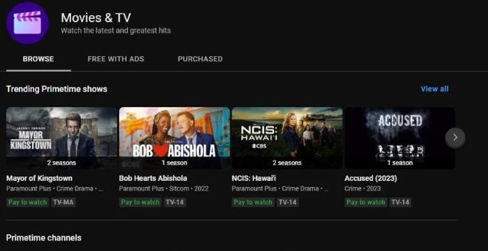 search for the movie of your choice