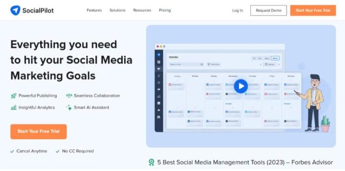 social pilot social media scheduling tools