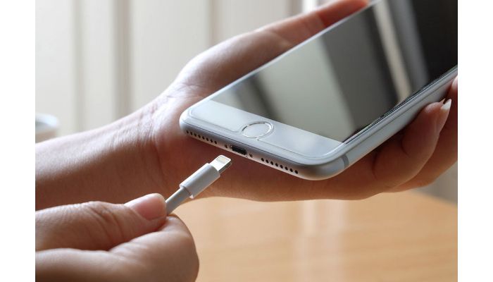 unplug the charger