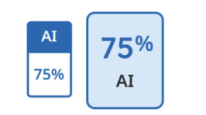 Blue with Percentage