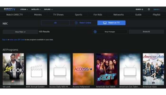 DirecTV Stream
