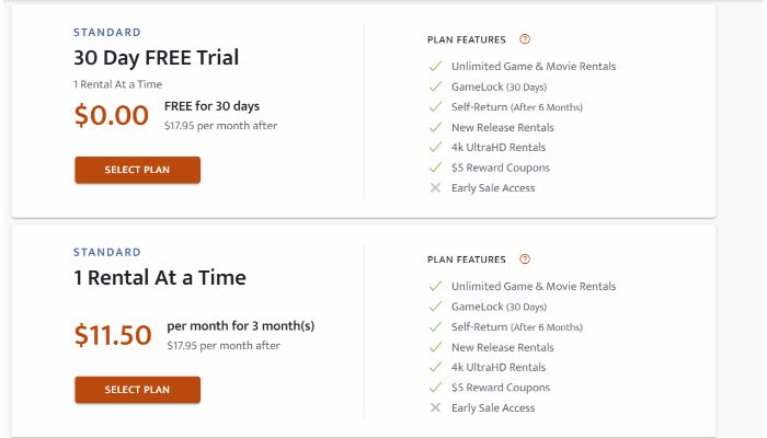 GameFly 30 day free trial