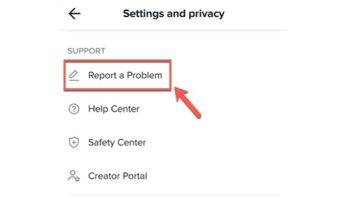Report issue