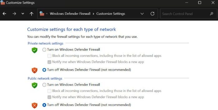 Turn Off Your Antivirus Program