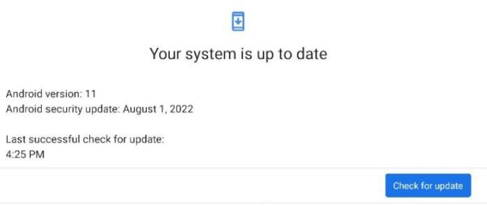 Update on Android