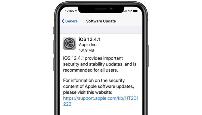 Update on iOS
