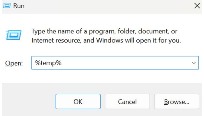 delete temporary files