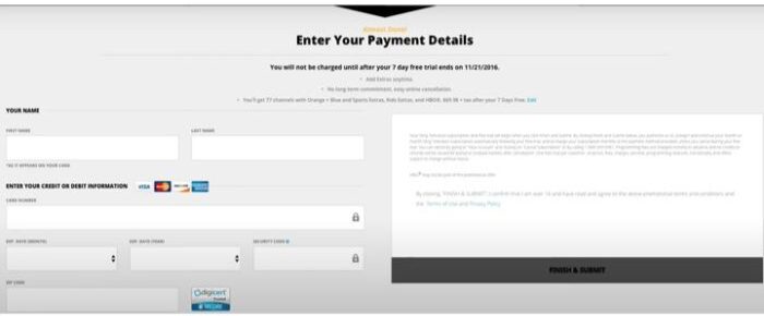 sling tv payment