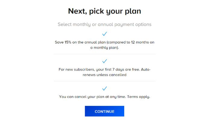 subscription details
