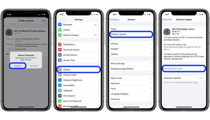 Check for System Update ios
