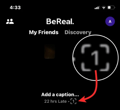 Check Who has Taken Screenshots of Your BeReal on iPhone