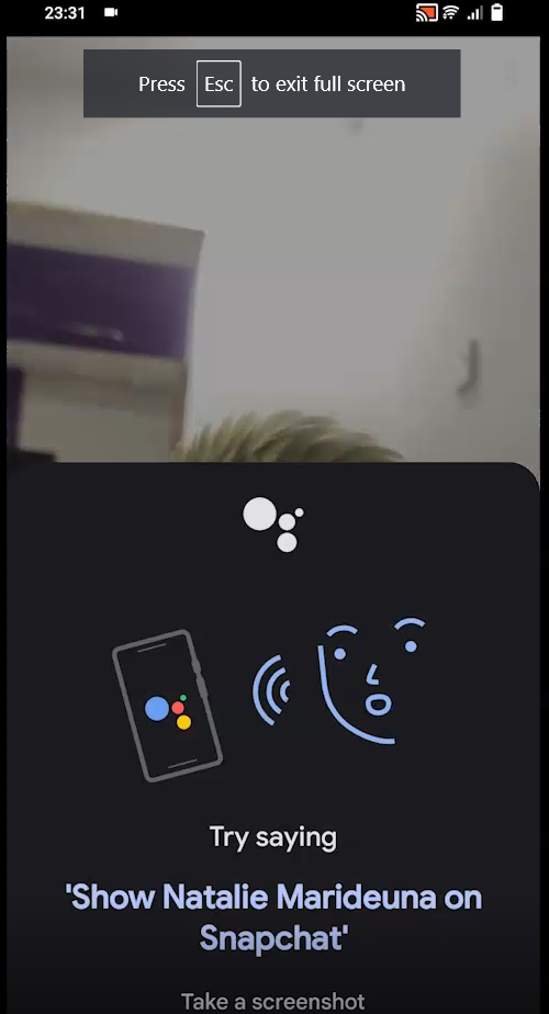 Take snapchat screenshot on android phone