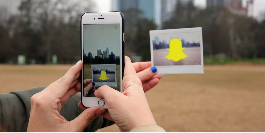 Take a Picture Using Another Device as snapchat screenshot