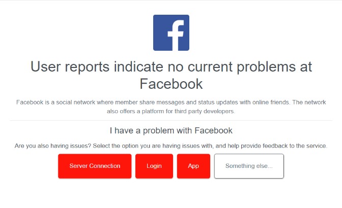 Is Facebook Down Today How To Check The FB Server Status 