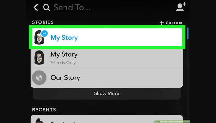 Posting and Creating Stories