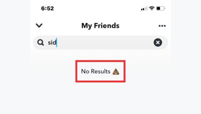 Removed on Snapchat