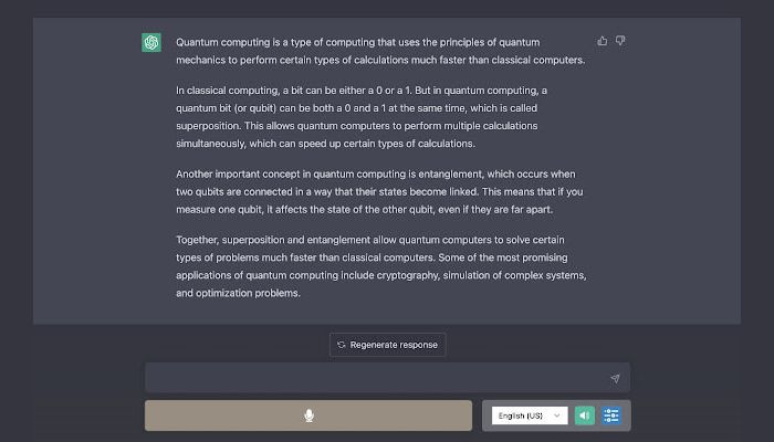 Voice Control For Chat GPT