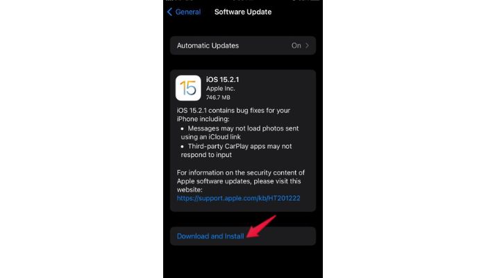 IOS Update