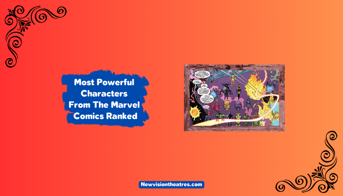 Most Powerful Characters From The Marvel Comics Ranked