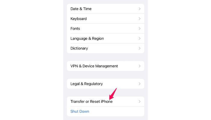 Reset Your Device Settings