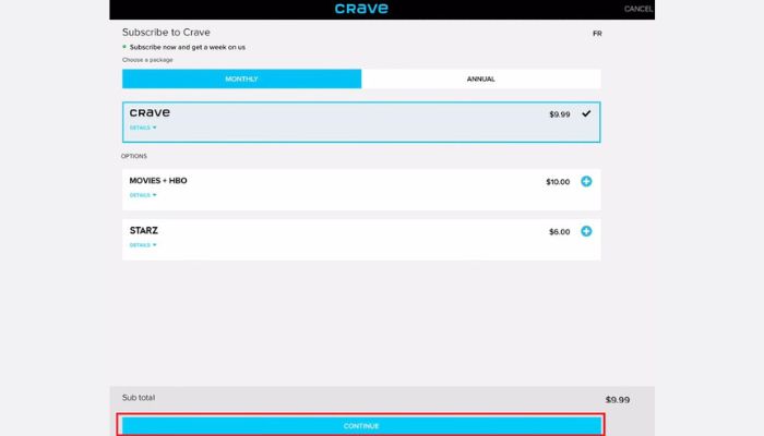 Subscribe To Crave TV