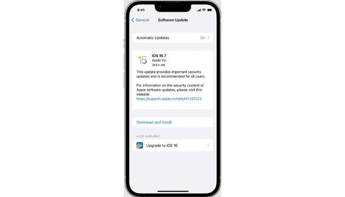 Update iPhone