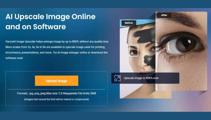 VanceAI Image Upscaler