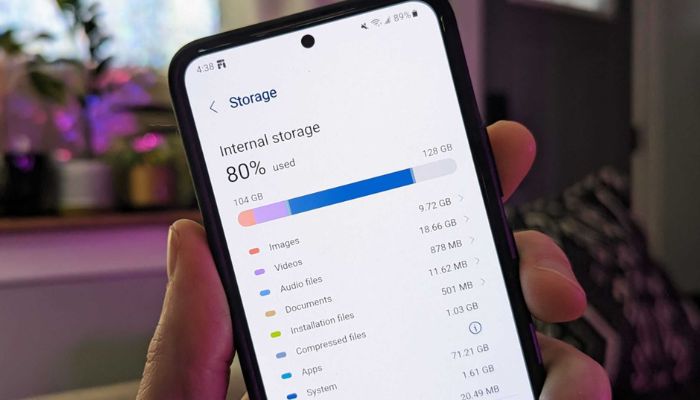 android storage info