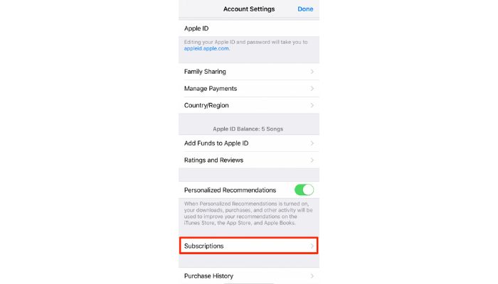 Account Settings
