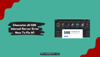 Character.AI 500 Internal Server Error