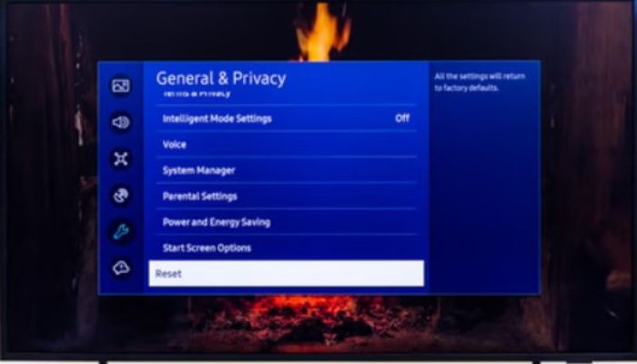 General And Privacy Reset