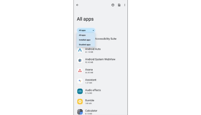 Hidden Apps on Settings App