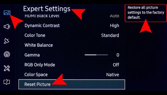 Reset Picture