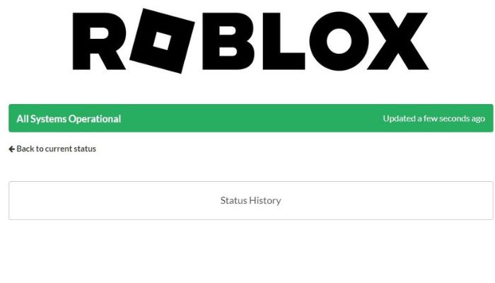Roblox status