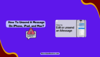 Unsend A Message On iPhone, iPad, and Mac