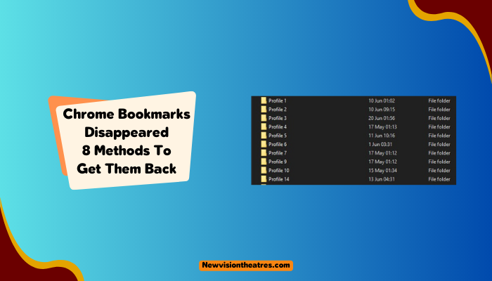 Chrome Bookmarks Disappeared