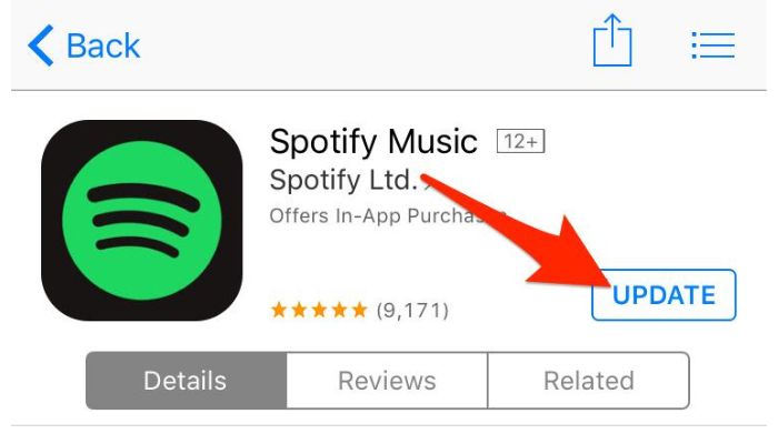 Spotify Music Update