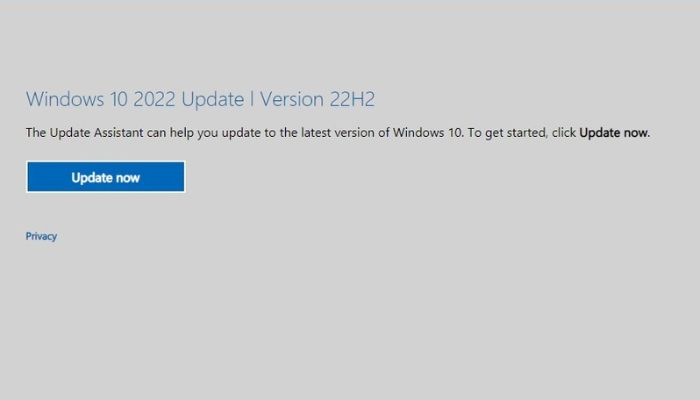 Update Now