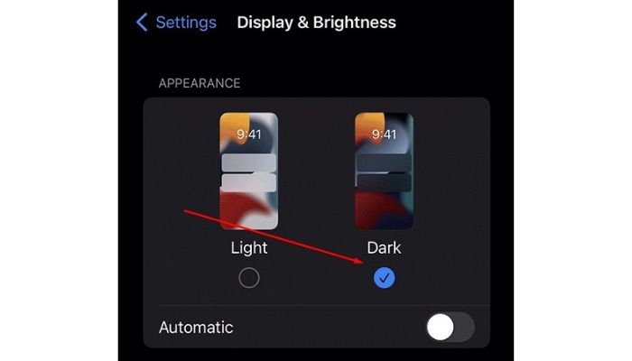 iPhone Dark Mode