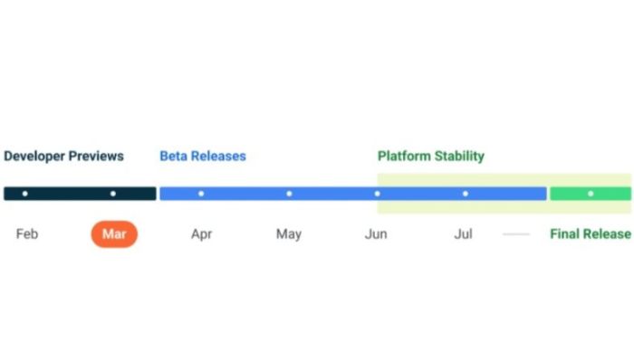 Android 14 timeline