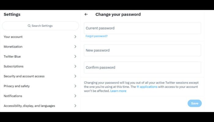 Change Your Password