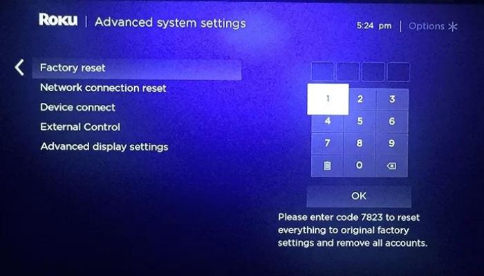 Factory Reset