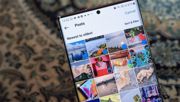 How to delete all Instagram photos