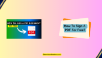 How to sign a pdf for free